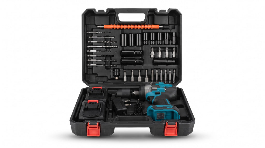 21V Brushless Cordless Impact Wrench 350Nm – Lithium-Ion Power Tool Kit